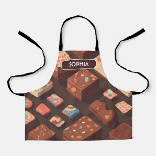 Brownie Retro Colorful Personalized Pattern Apron