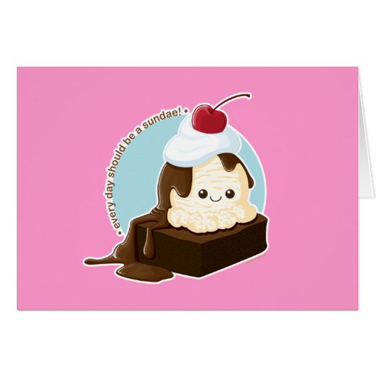 Brownie Sundae Cards (Front Horizontal)