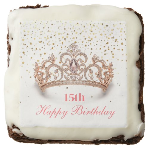 Brownie Veronicas Treats_Tiara Birthday