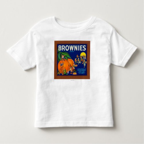 Brownies Brand Citrus Crate Label Toddler T_shirt