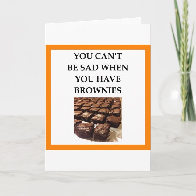 BROWNIES CARD (Front)