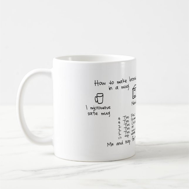 Brownies in a Mug (Left)