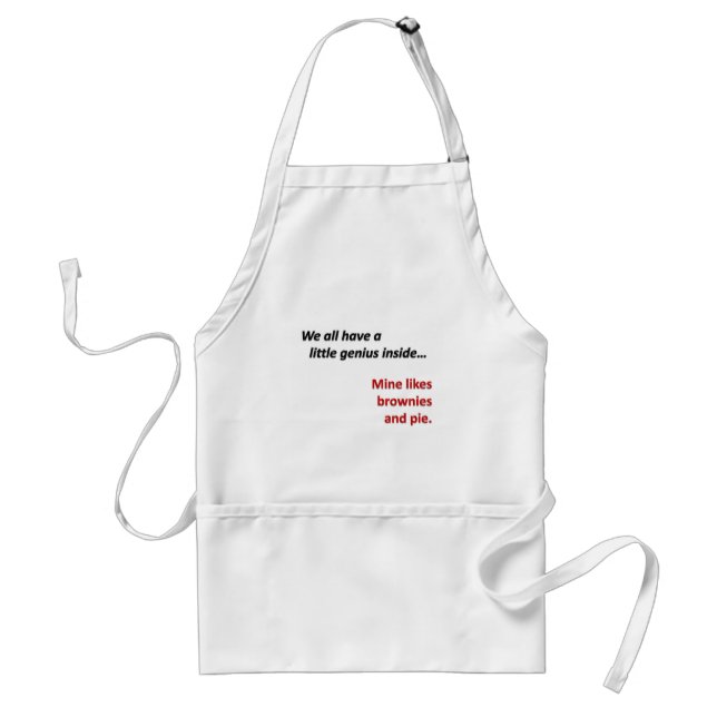 Brownies & Pie Adult Apron (Front)