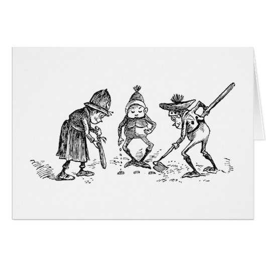 Brownies Planting Seeds Cooperatively (Front Horizontal)