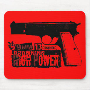 Browning Hi-Power Mouse Pad