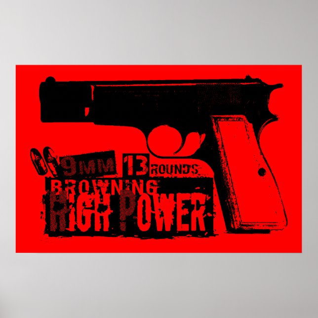 Browning Hi-Power Poster (Front)