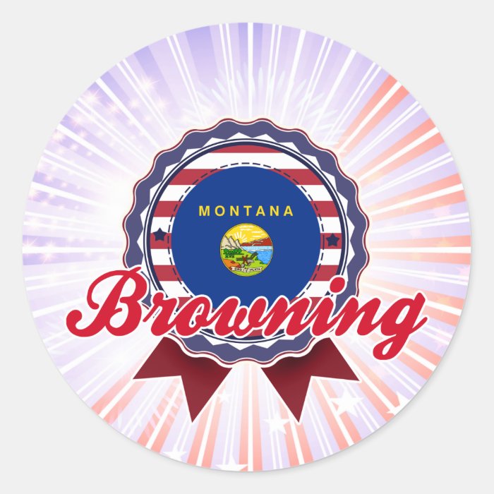 Browning, MT Stickers