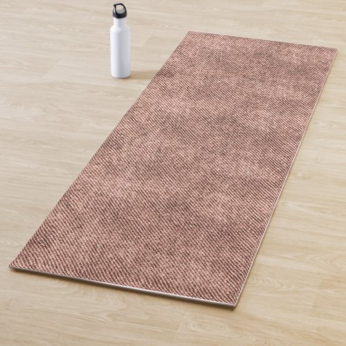 Brownish Denim Pattern Yoga Mat