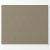 Brownish Grey (solid color)  Wrapping Paper (Flat)