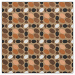 Brownish Oval Fabric