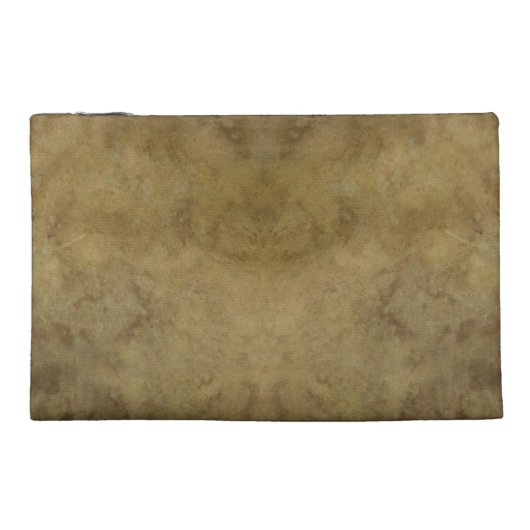 BrownOnRose - Sueded Medium Cosmetic Bag (Back)