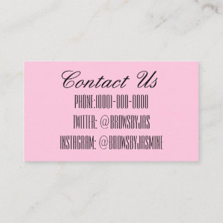 Browns business card