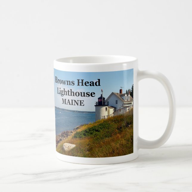 Browns Head Lighthouse, Maine Mug (Right)