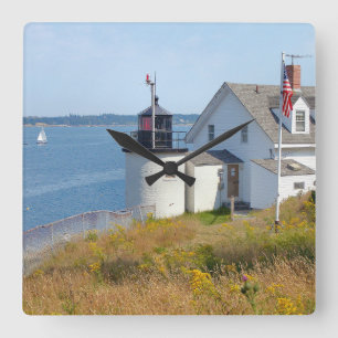 Browns Head Lighthouse, Maine Wall Clock
