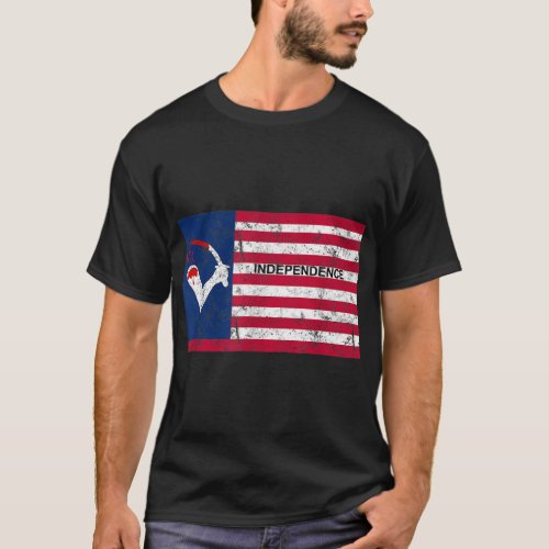Browns Independence Flag Republic of Texas  T_Shirt