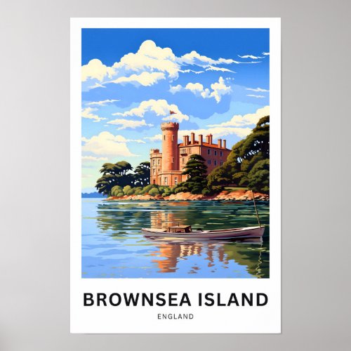 Brownsea Island England Travel Print