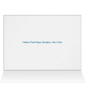 Brownstone Brooklyn, NY Cards (Inside Horizontal (Top))
