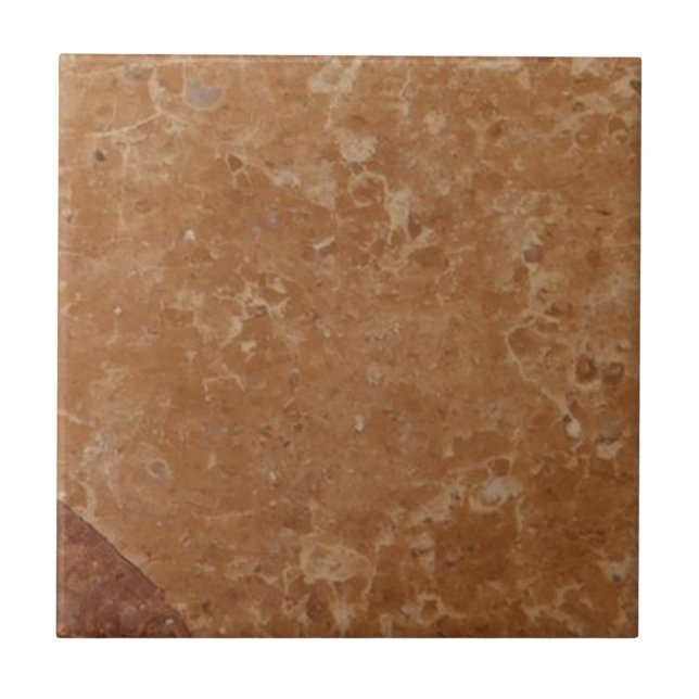 Brownstone vintage rustic simple rustic print  ceramic tile (Front)