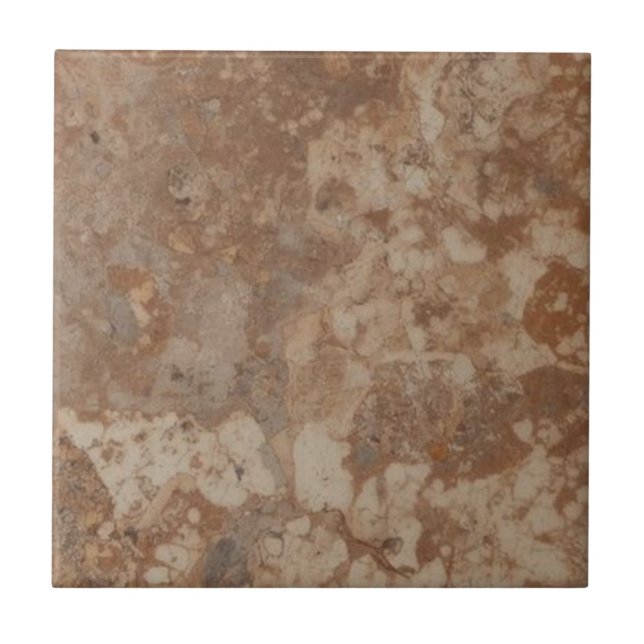 Brownstone vintage rustic simple rustic print  ceramic tile (Front)