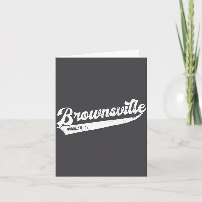 Brownsville Brooklyn New York City _1  Card (Front)
