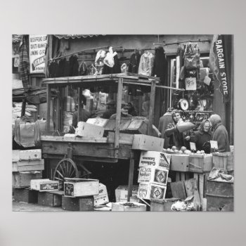 Brownsville Market  Brooklyn: 1962 Poster by Photoblog at Zazzle