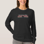 Brownsville Texas TX retro vintage stripes state 7 T-Shirt