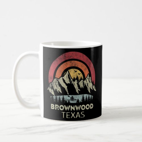 Brownwood Texas Mountain Sunset Sunrise Kayaking   Coffee Mug