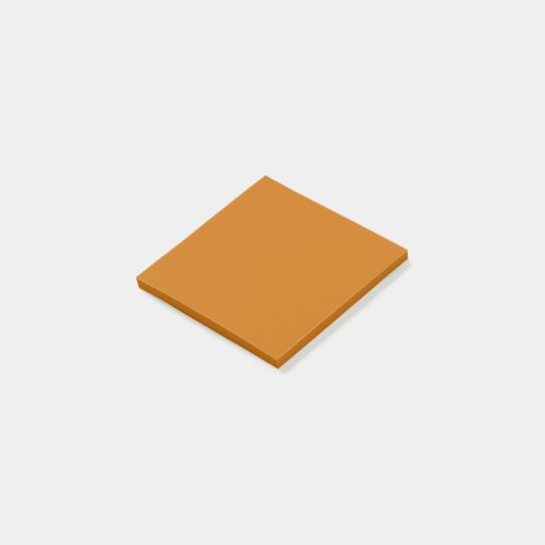 Browny Orange solid color  Post_it Notes