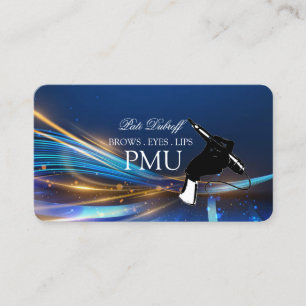 Brows Aftercare Luxury PMU Microblading Salon Business Card