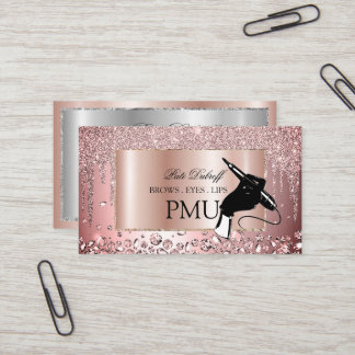 Brows Aftercare PMU Microblading Henna Salon Business Card