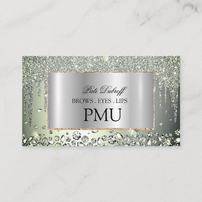 Brows Aftercare PMU Microblading Henna Salon Business Card (Front)
