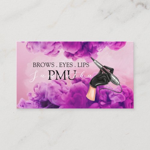Brows Aftercare PMU Microblading Henna Salon Business Card
