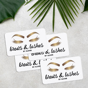 Brows Eyelash Lash Extension Business Card