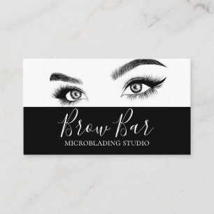 Brows & Lashes Microblading, Eyelash Extensions Bu Business Card