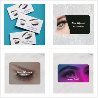 Brows & Microblading & Lashes Business Cards