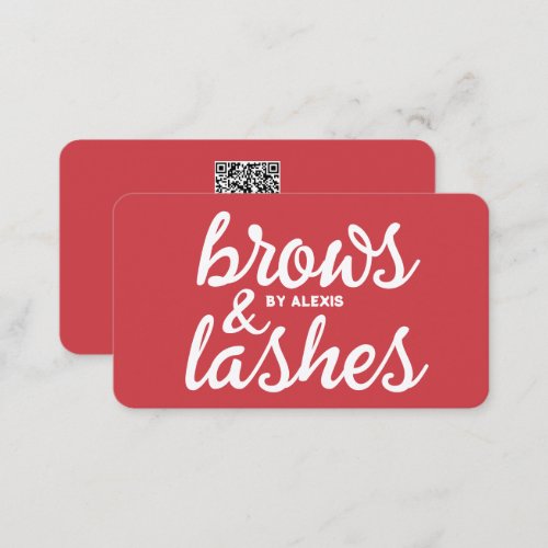 Brows Microblading QR Business Card