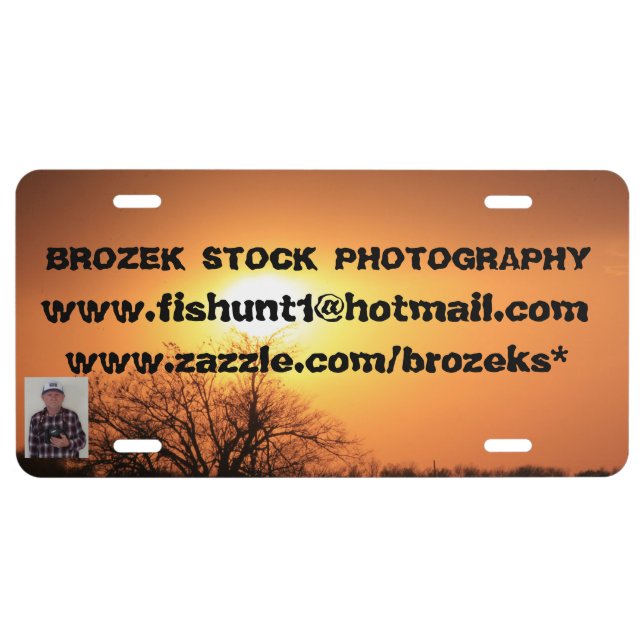 BROZEK STOCK PHOTOGRAPHY  Car Tag License Plate (Front)