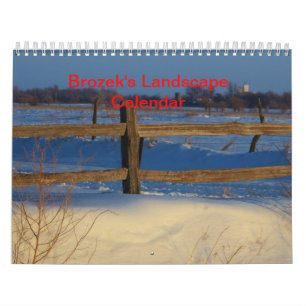 BROZEK STOCK PHOTOGRAPHY LANDSCAPE CALENDAR