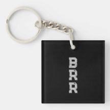BRR Logo Gray Lettering Black Background