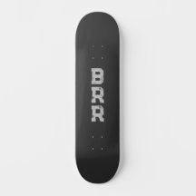 BRR Logo Gray Lettering Black Background