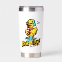 Brrr-illiant Winter Duck Gift, Personalized Name