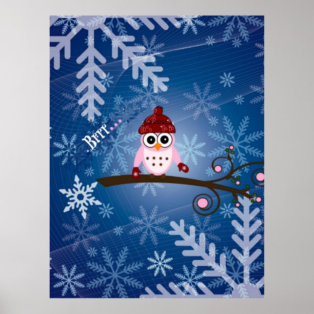 Brrr...Pink Owl, Poster (Front)