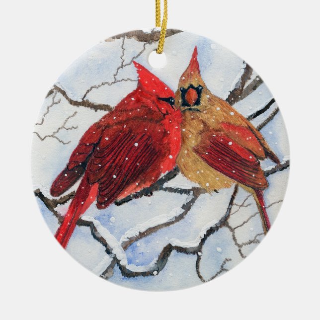 Brrrrr it's Cold Ceramic Ornament (Front)