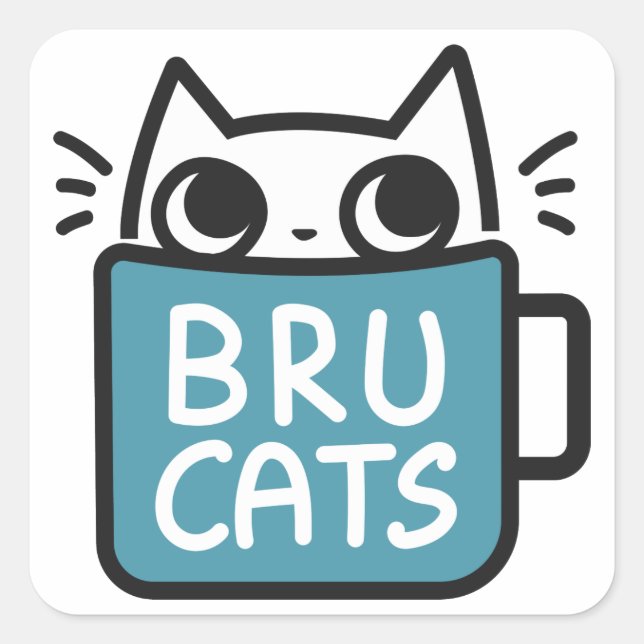 Bru Cats Stickers (Front)