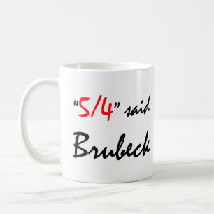 brubeck said coffee mug