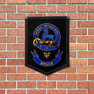 Bruce Clan Badge Banner Pennant