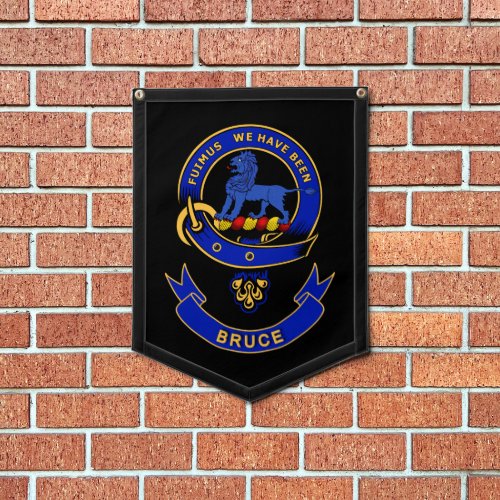 Bruce Clan Badge Banner  Pennant