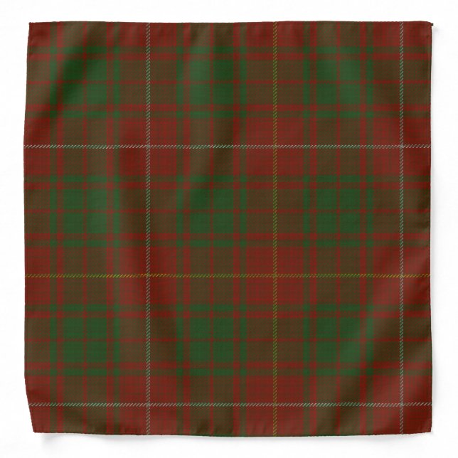 Bruce Clan Tartan Bandana (Front)