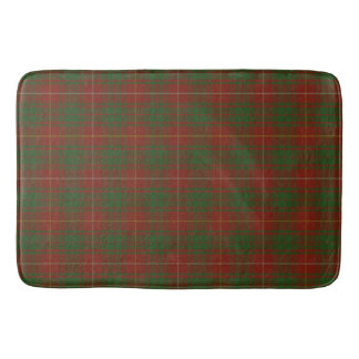 Bruce Clan tartan - reds greens Bath Mat