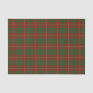 Bruce Clan tartan - reds greens Tissue Paper